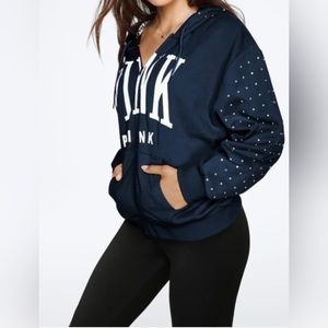 Vs pink bling sweatshirt